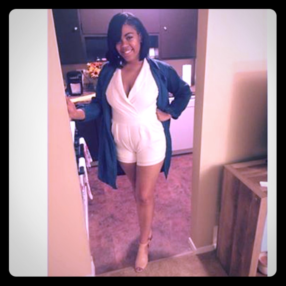 Long jean blazer style jacket